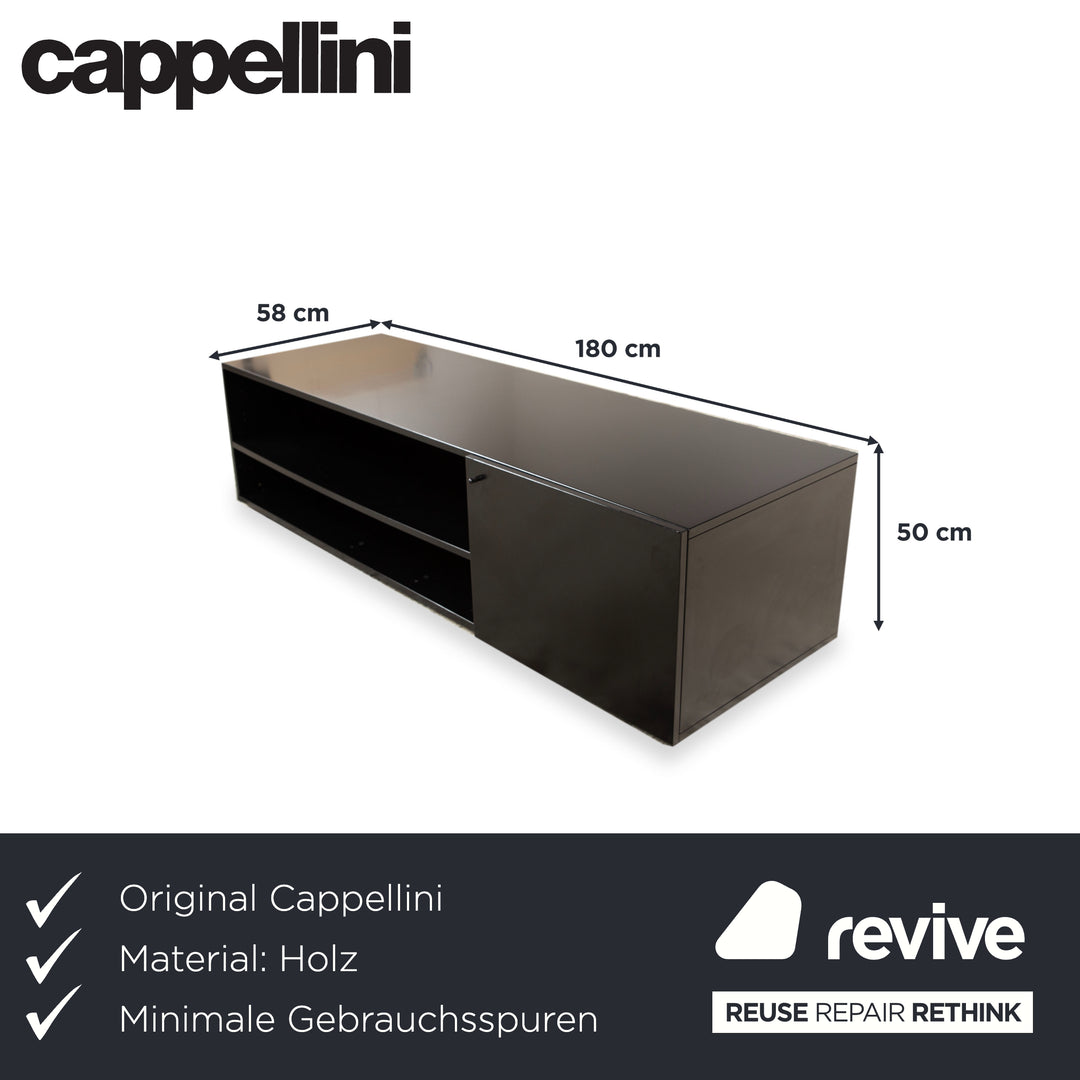 Cappellini Holz Sideboard Schwarz