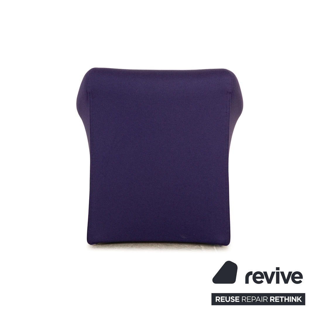 Cassina 684 Stoff Stuhl Blau Lila Mario Bellini