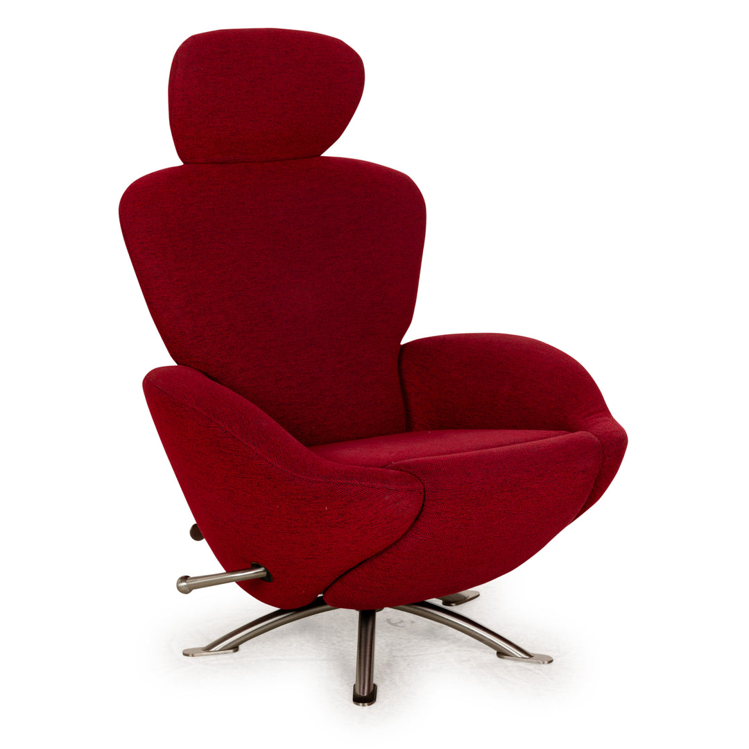 Cassina Dodo Stoff Sessel Rot manuelle Funktion