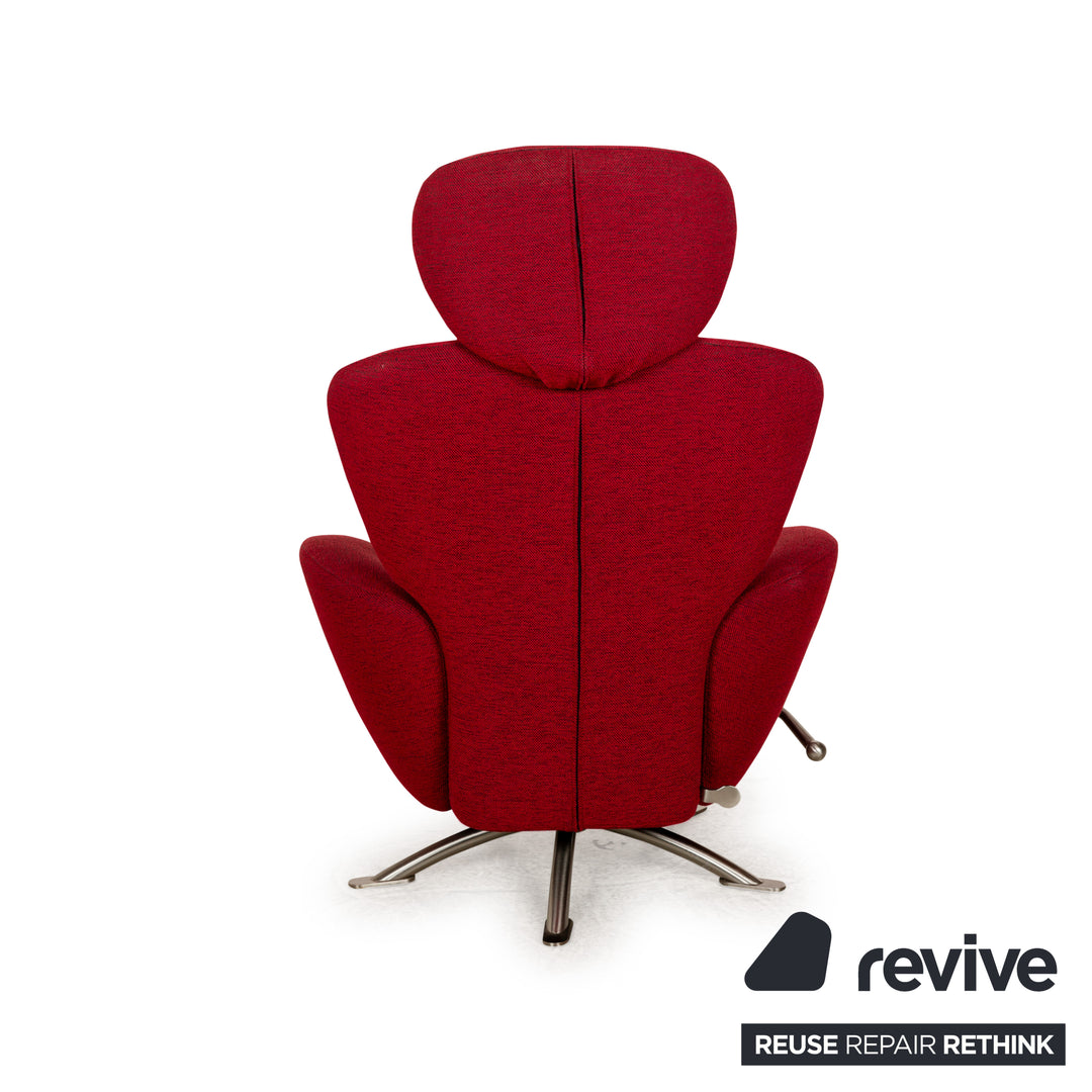 Cassina Dodo Stoff Sessel Rot manuelle Funktion