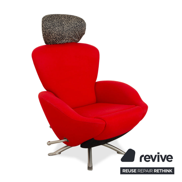 Cassina Dodo fabric armchair red manual function