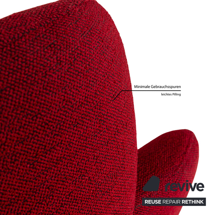 Cassina Dodo Stoff Sessel Rot manuelle Funktion