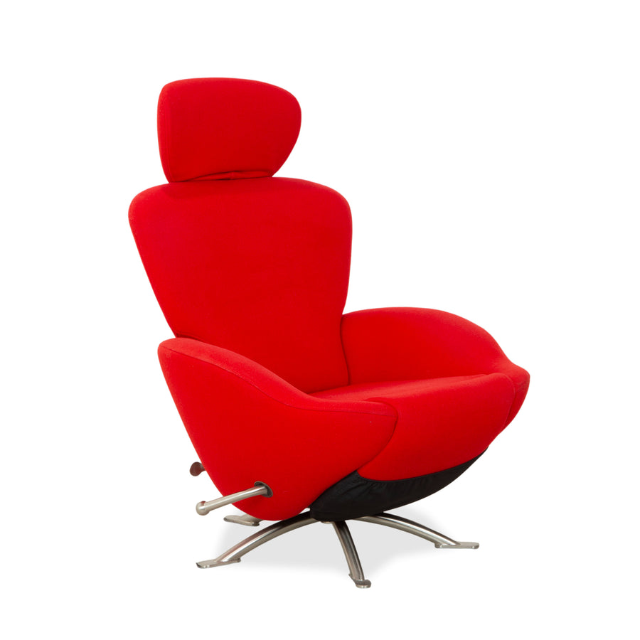 Cassina Dodo fabric armchair red manual function