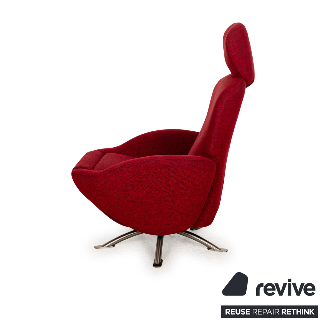 Cassina Dodo Stoff Sessel Rot manuelle Funktion