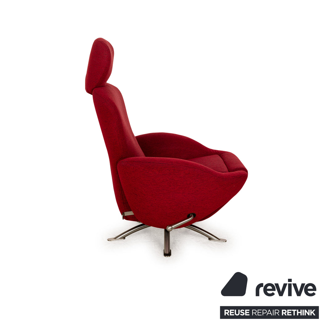 Cassina Dodo Stoff Sessel Rot manuelle Funktion