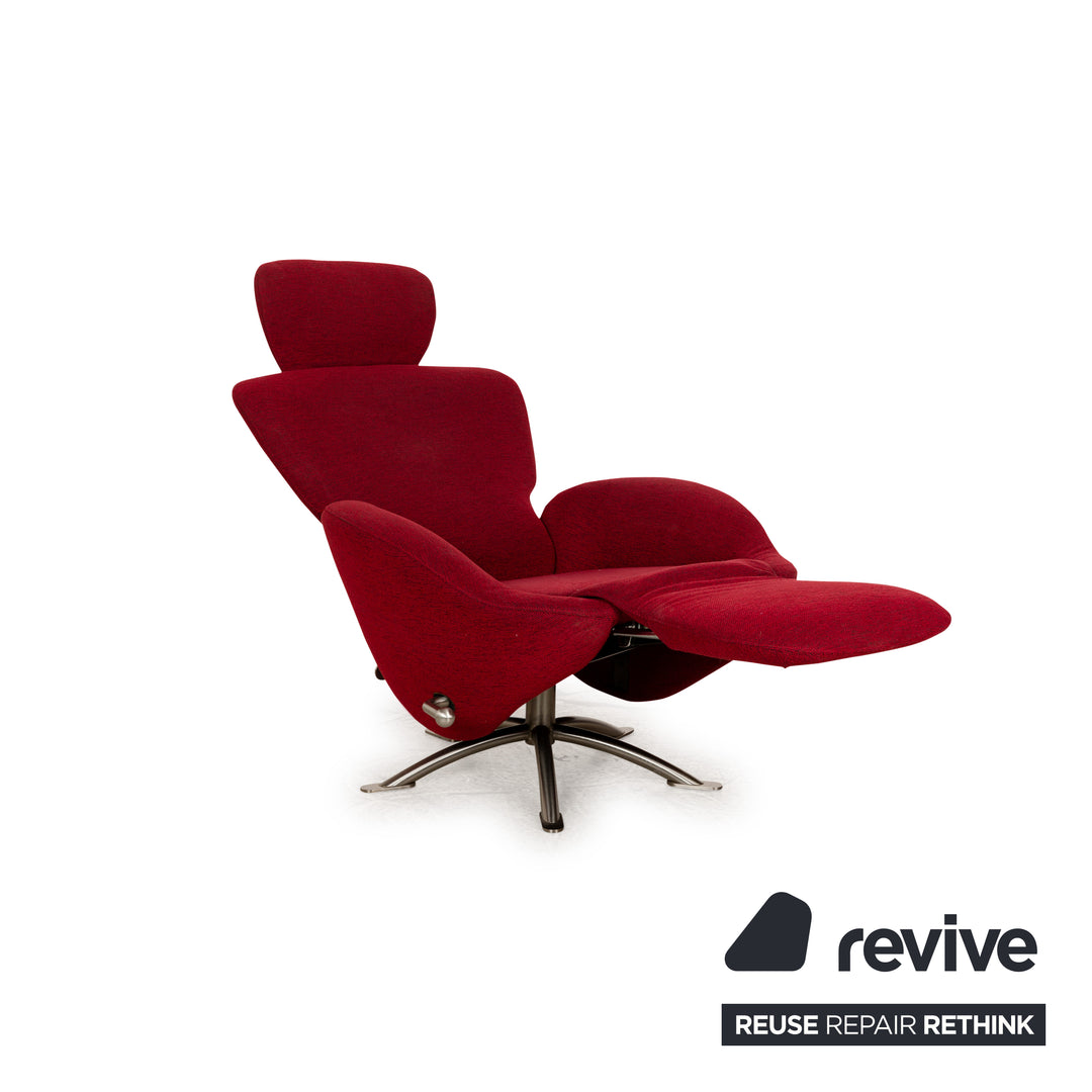 Cassina Dodo Stoff Sessel Rot manuelle Funktion