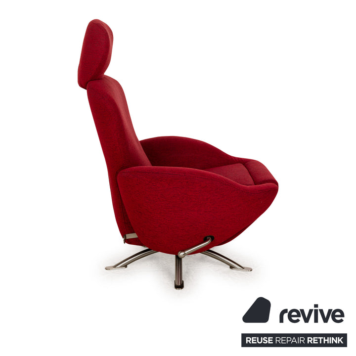 Cassina Dodo Stoff Sessel Rot manuelle Funktion