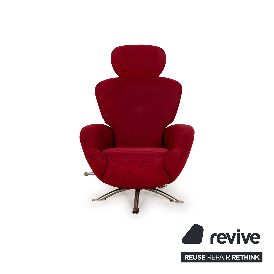 Cassina Dodo Stoff Sessel Rot manuelle Funktion