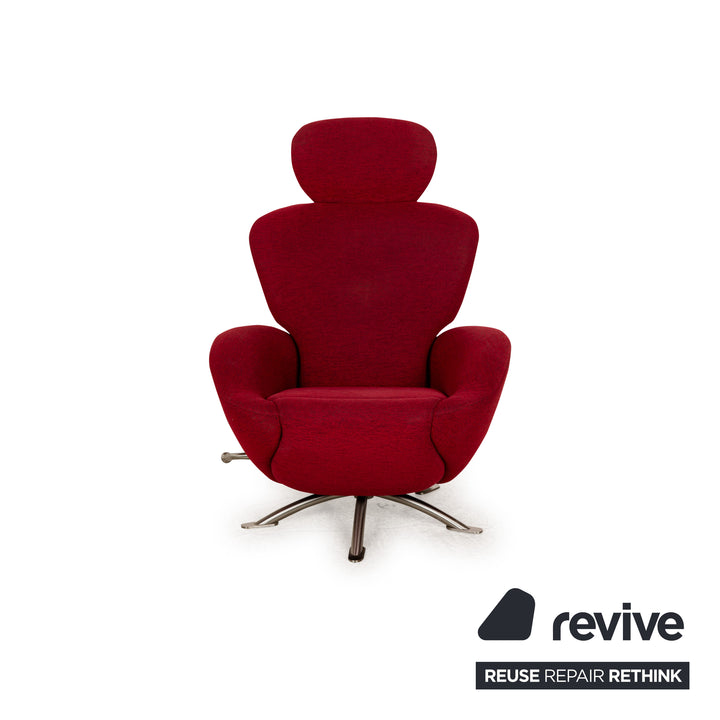 Cassina Dodo fabric armchair red manual function