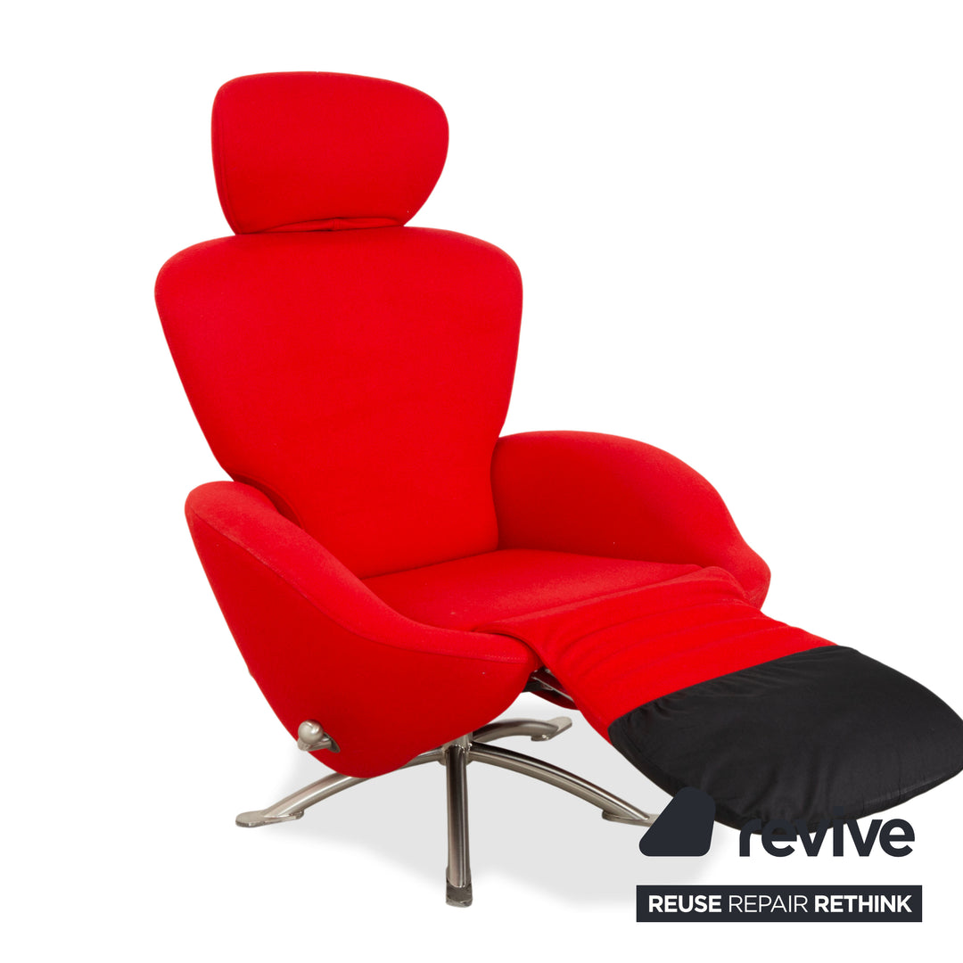 Cassina Dodo fabric armchair red manual function