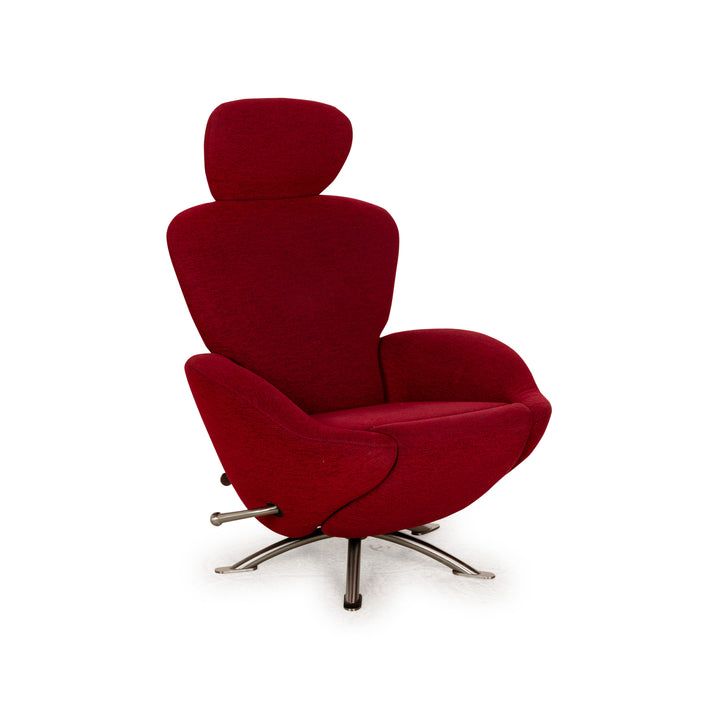 Cassina Dodo Stoff Sessel Rot manuelle Funktion