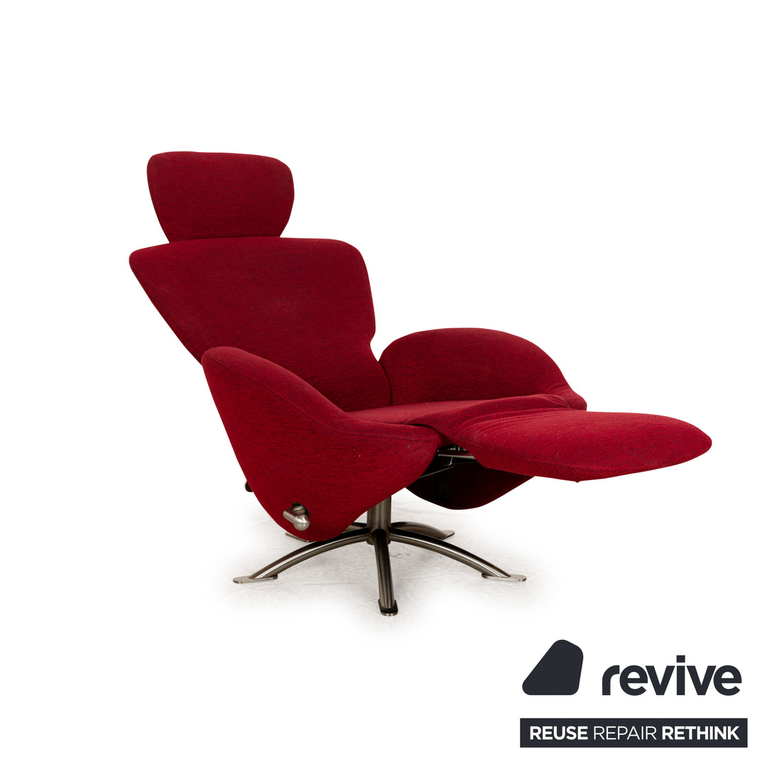 Cassina Dodo Stoff Sessel Rot manuelle Funktion