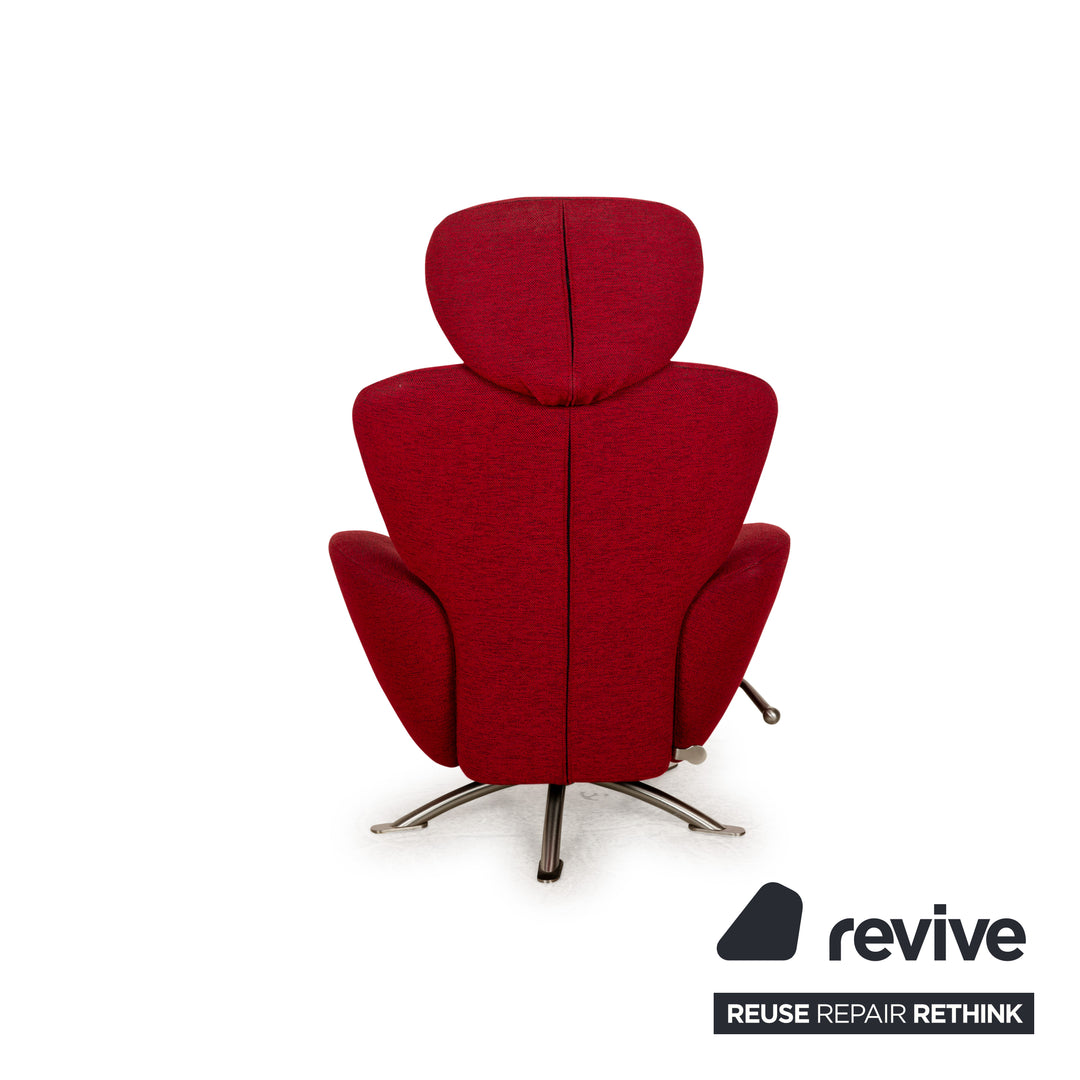 Cassina Dodo Stoff Sessel Rot manuelle Funktion