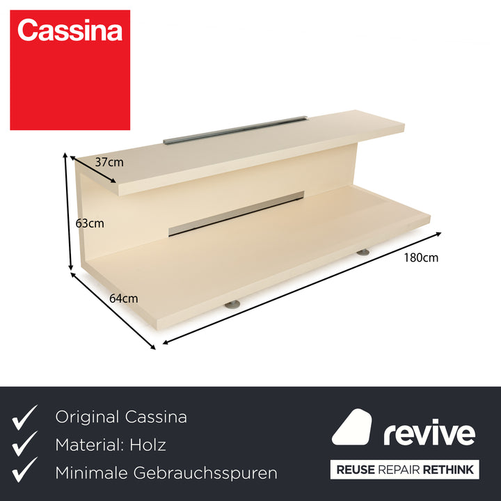 Cassina Holz Sideboard Creme