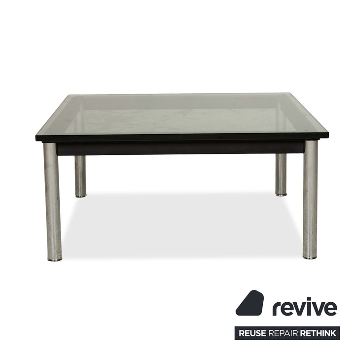 Cassina LC-10 P Glas Couchtisch Schwarz