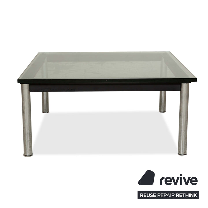Cassina LC-10 P Glas Couchtisch Schwarz