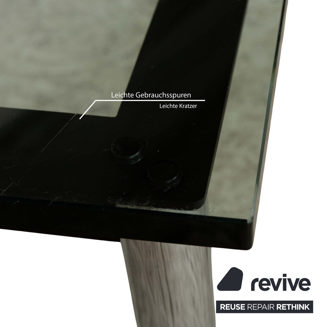 Cassina LC-10 P Glas Couchtisch Schwarz
