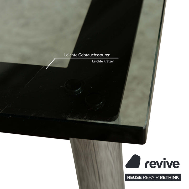 Cassina LC-10 P Glas Couchtisch Schwarz