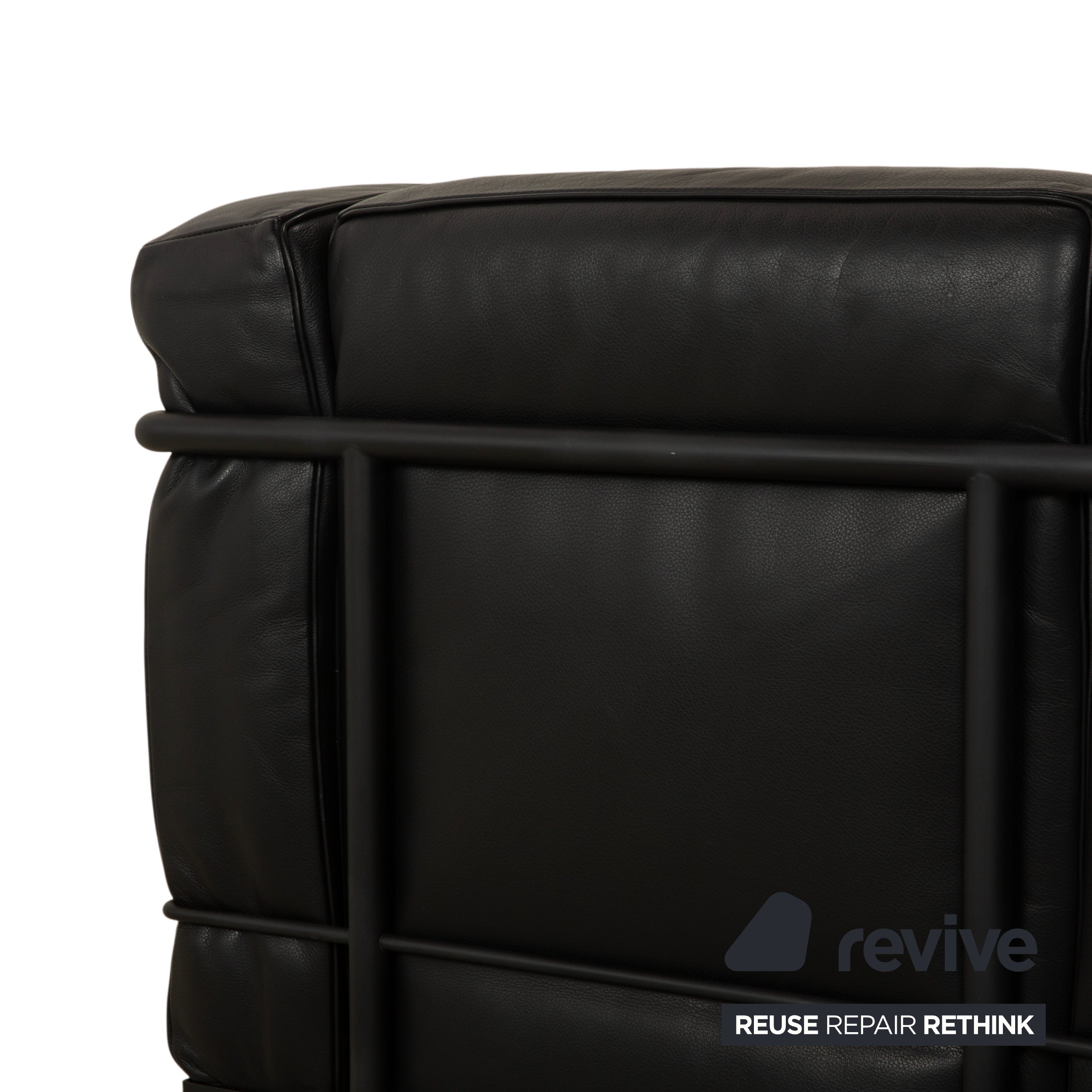 Cassina LC 2 Leather 2x Armchair Black