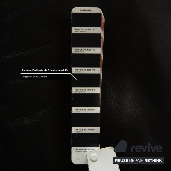 Cassina LC 2 Leder Dreisitzer Schwarz Sofa Le Corbusier