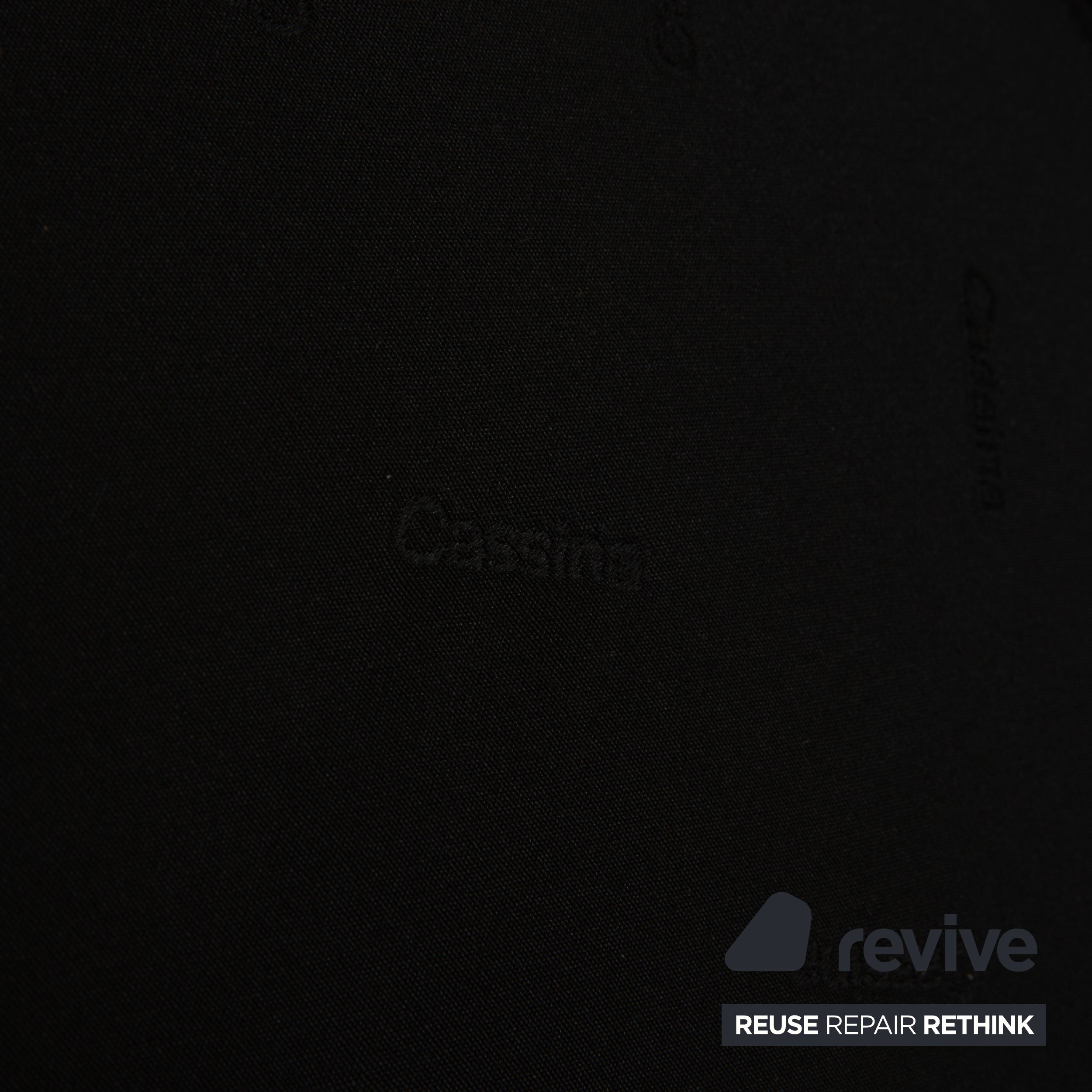 Cassina LC 2 Leather Three-Seater Black Sofa Le Corbusier