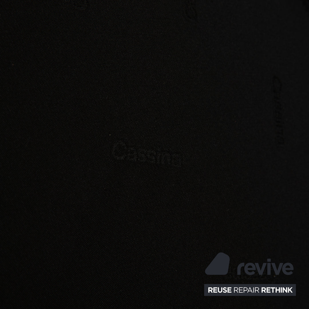 Cassina LC 2 Leder Dreisitzer Schwarz Sofa Le Corbusier