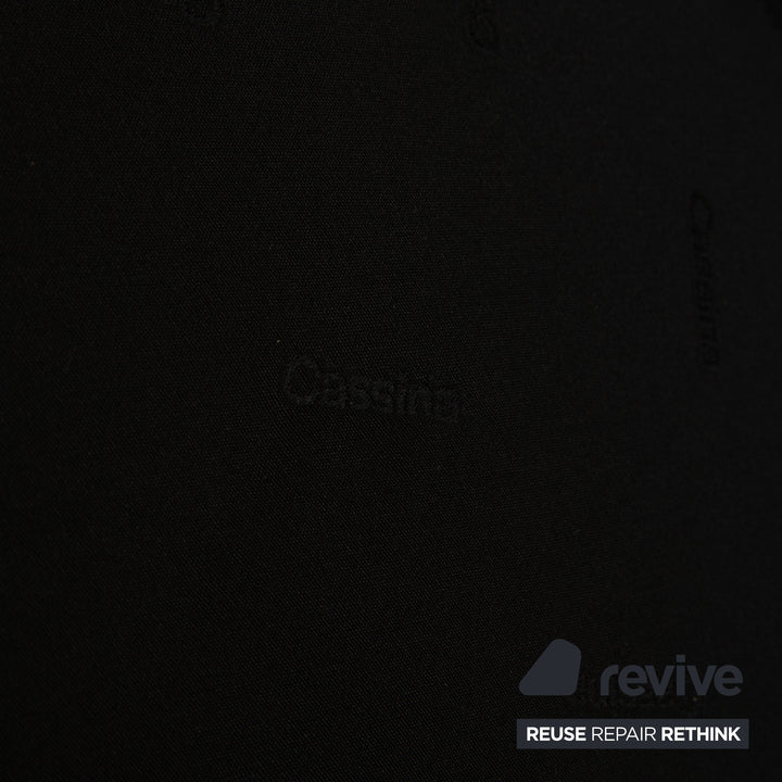 Cassina LC 2 Leder Dreisitzer Schwarz Sofa Le Corbusier