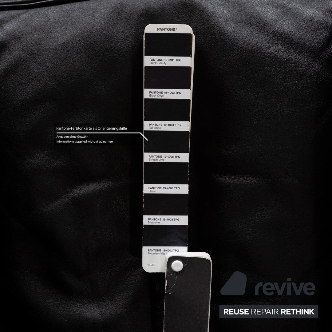Cassina LC 2 Leder Sessel Schwarz