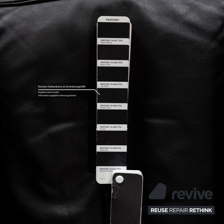 Cassina LC 2 Leder Sessel Schwarz