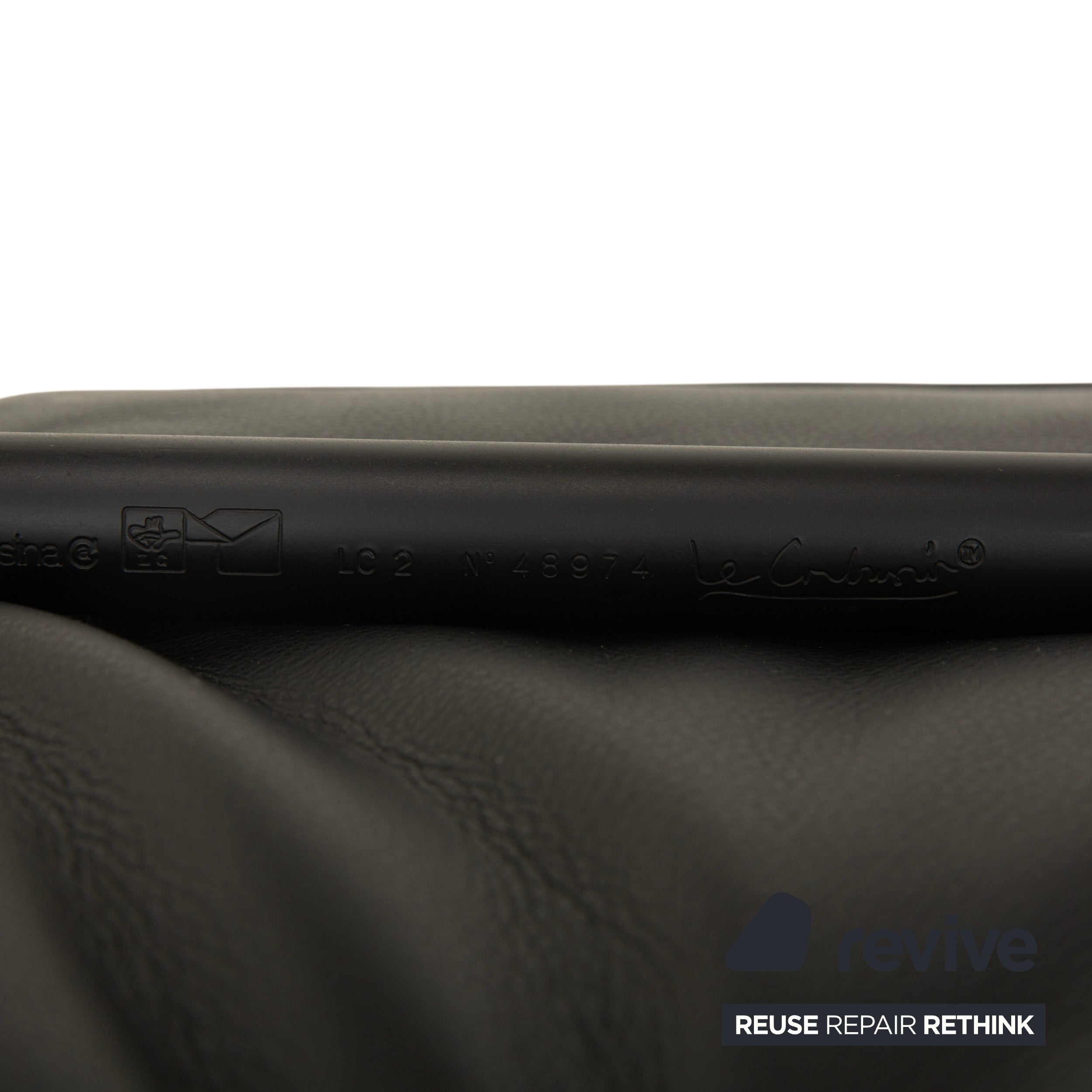 Cassina LC 2 Leather Armchair Black