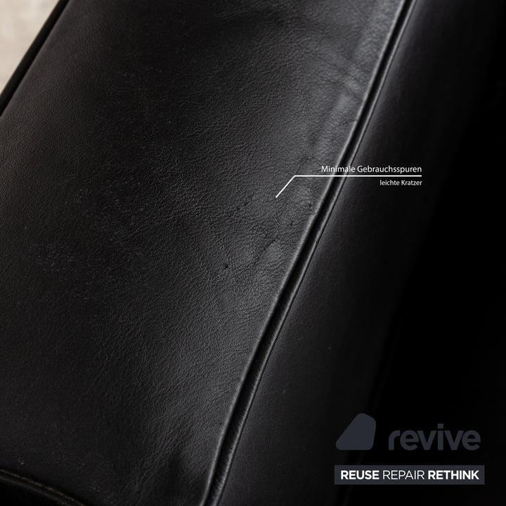 Cassina LC 2 Leder Sessel Schwarz