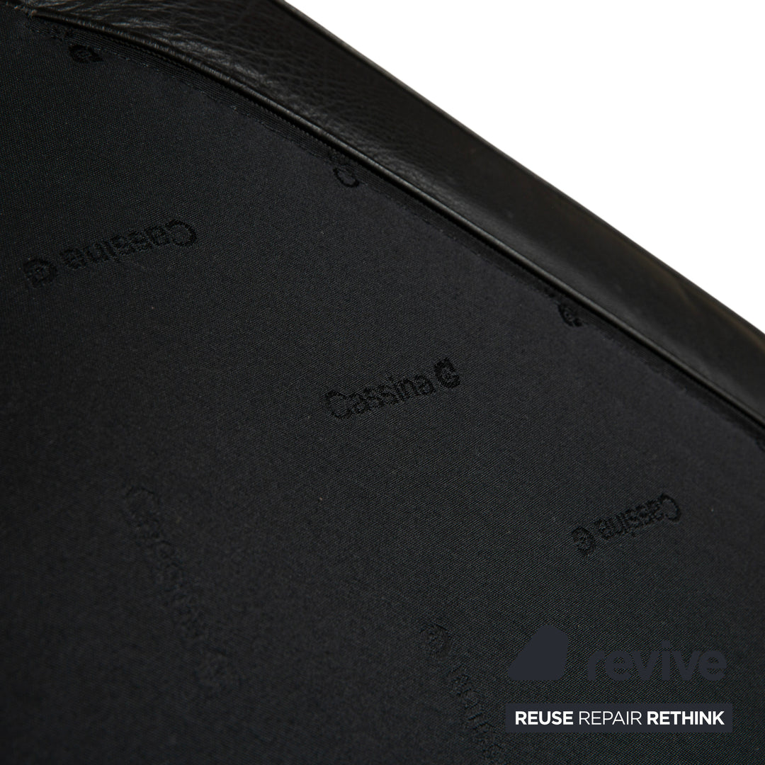 Cassina LC 2 Leder Sessel Schwarz