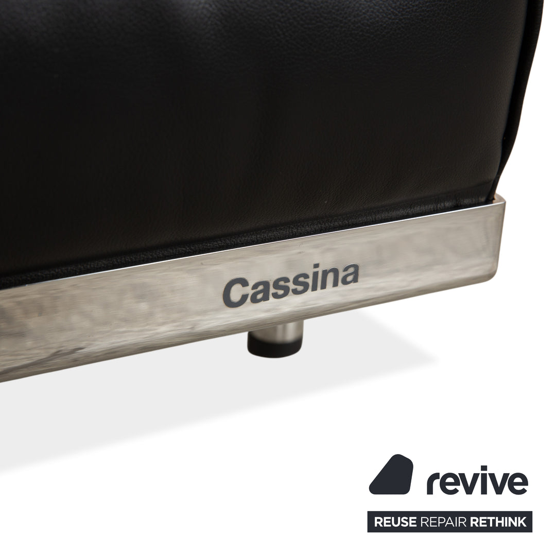 Cassina LC 2 Leder Sessel Schwarz