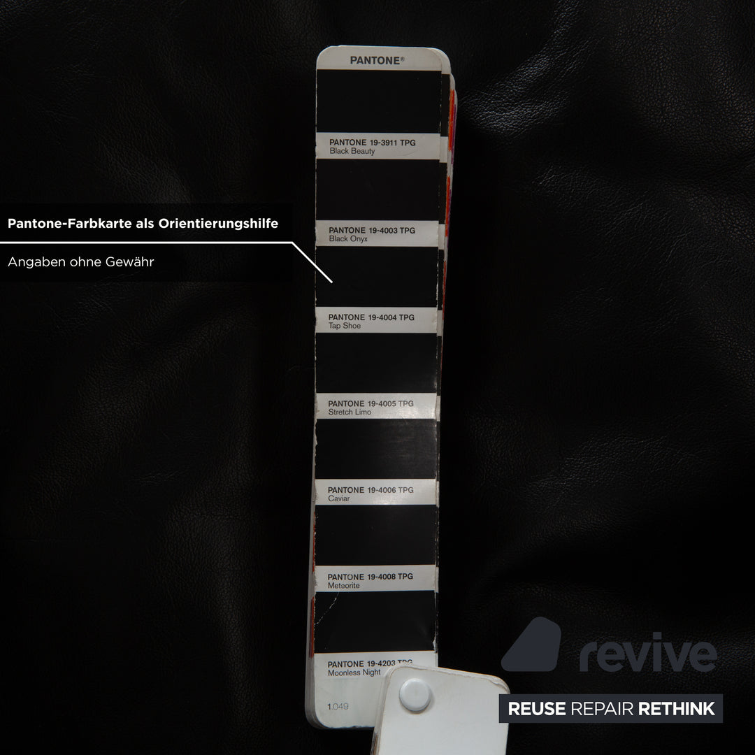 Cassina LC 2 Leder Sessel Schwarz