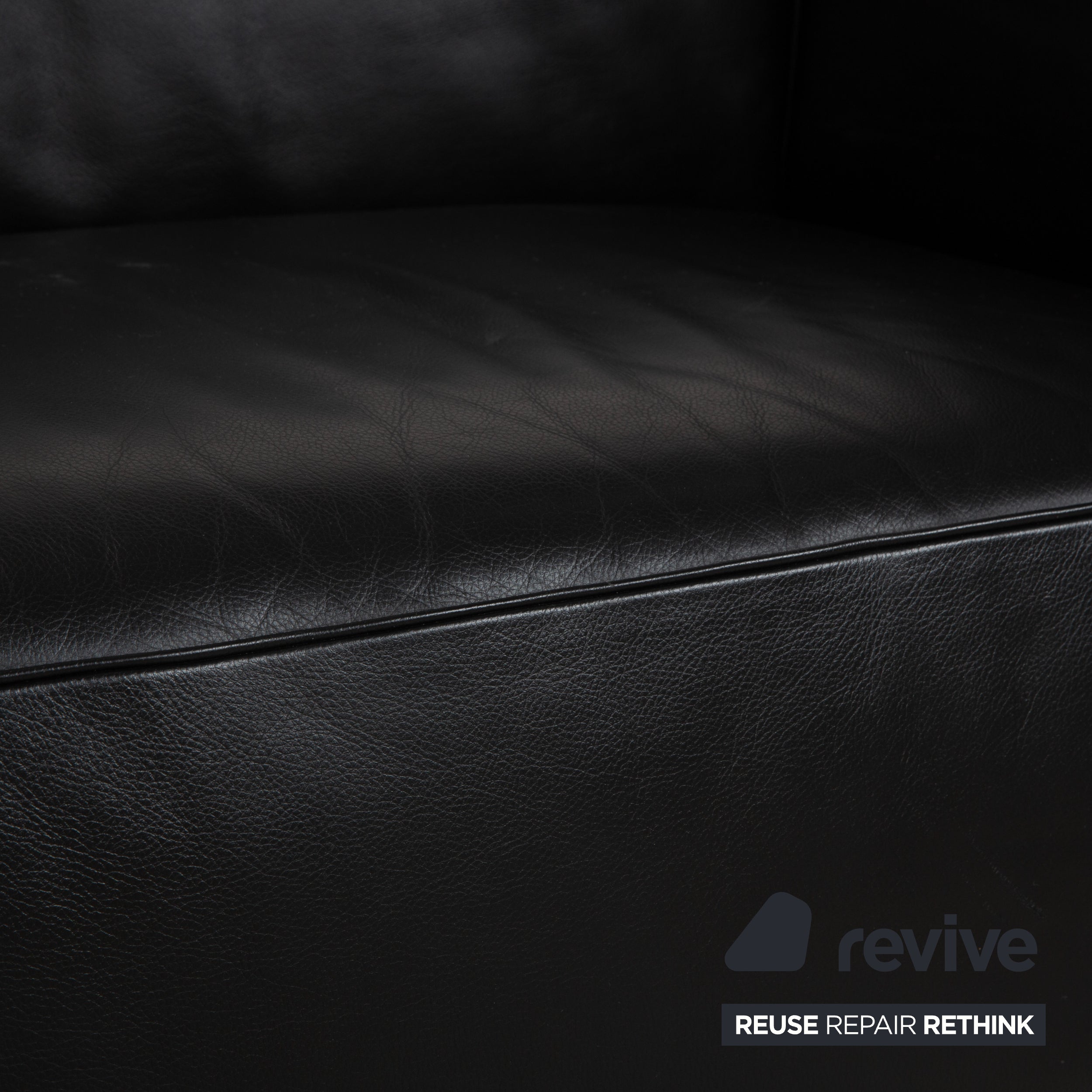 Cassina LC 3 Leder 2x Sessel Schwarz