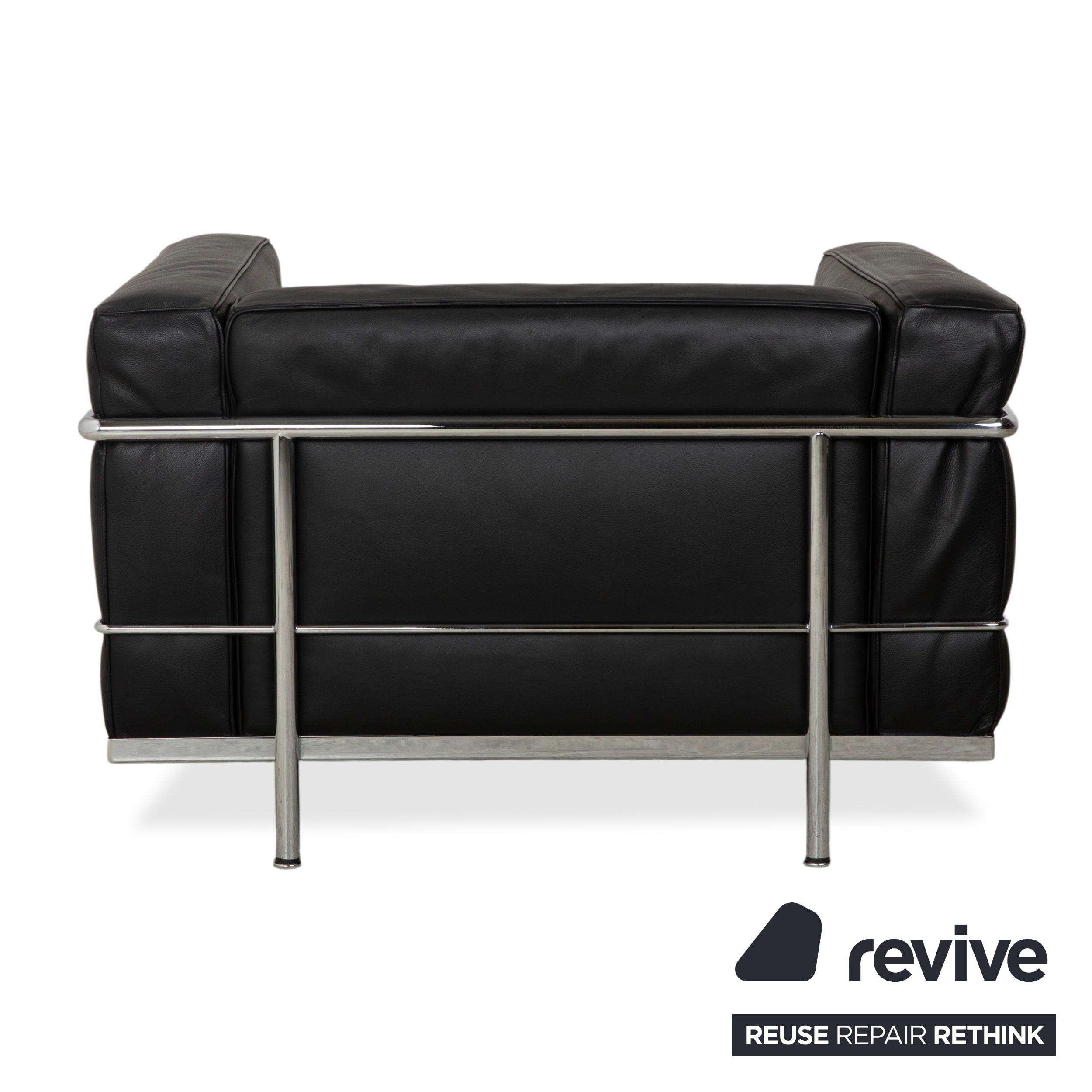 Cassina LC 3 Leather Armchair Black