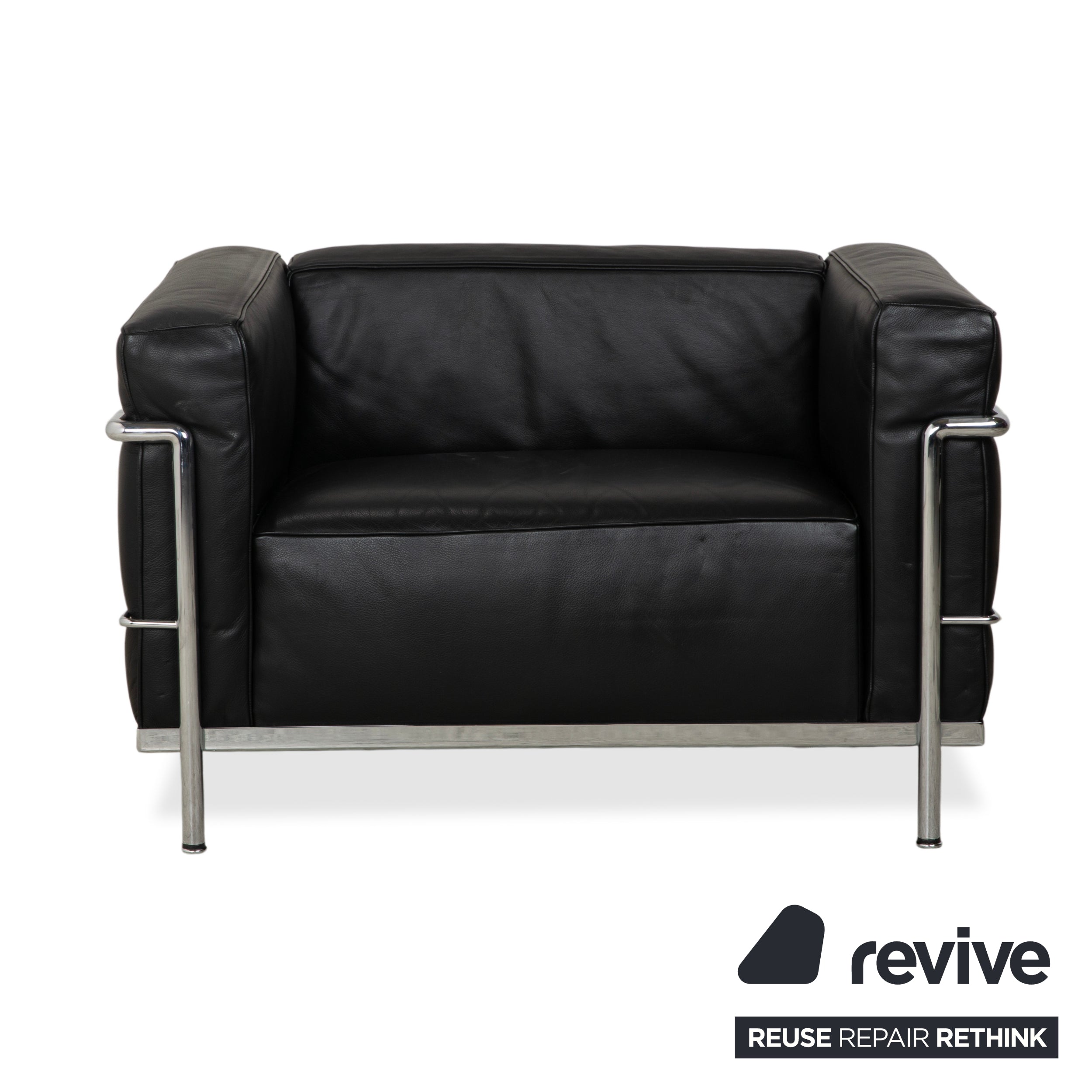 Cassina LC 3 Leather Armchair Black