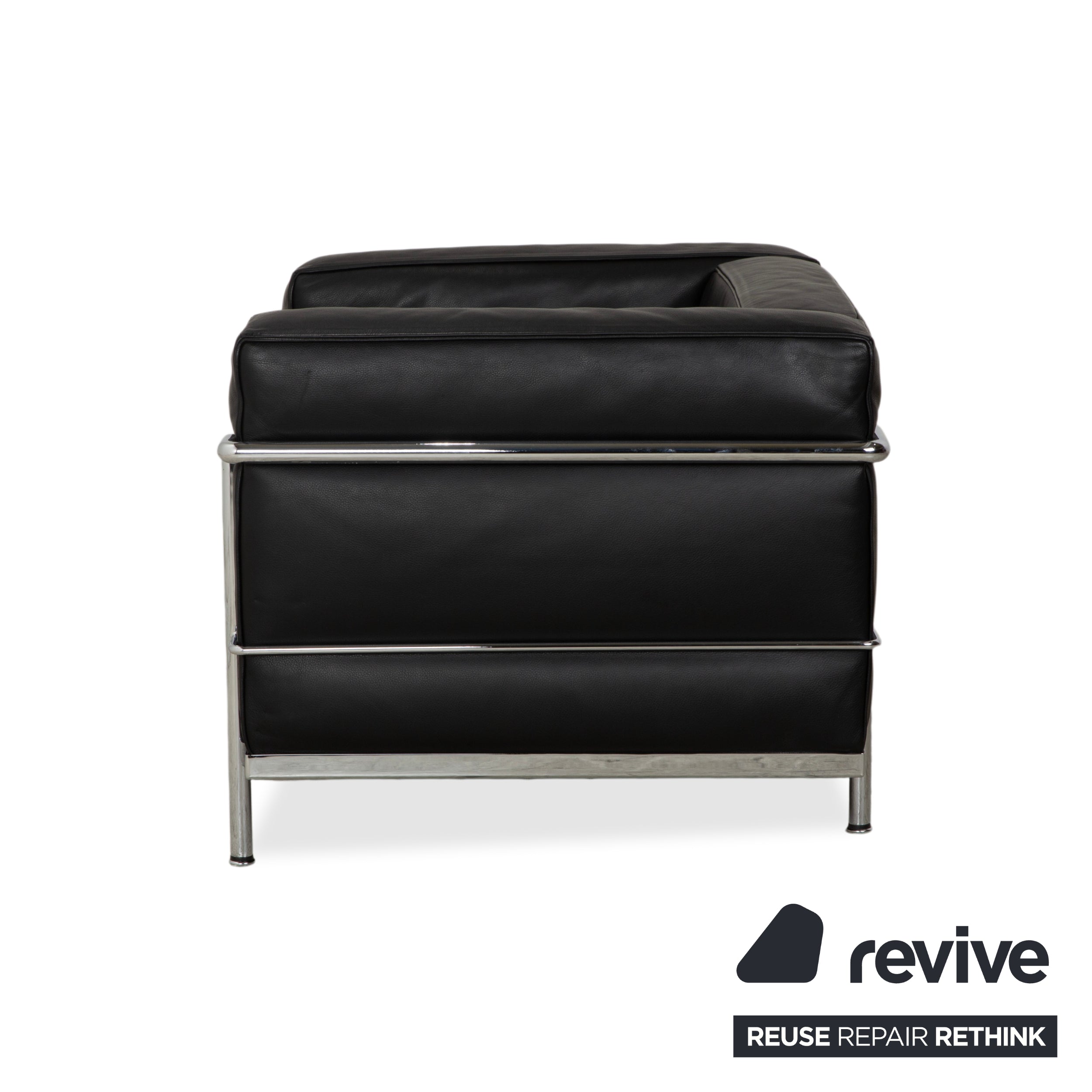 Cassina LC 3 Leather Armchair Black