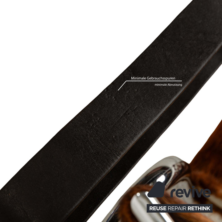 Cassina Le Corbusier LC 1 Fur Armchair Brown Cowhide Bauhaus