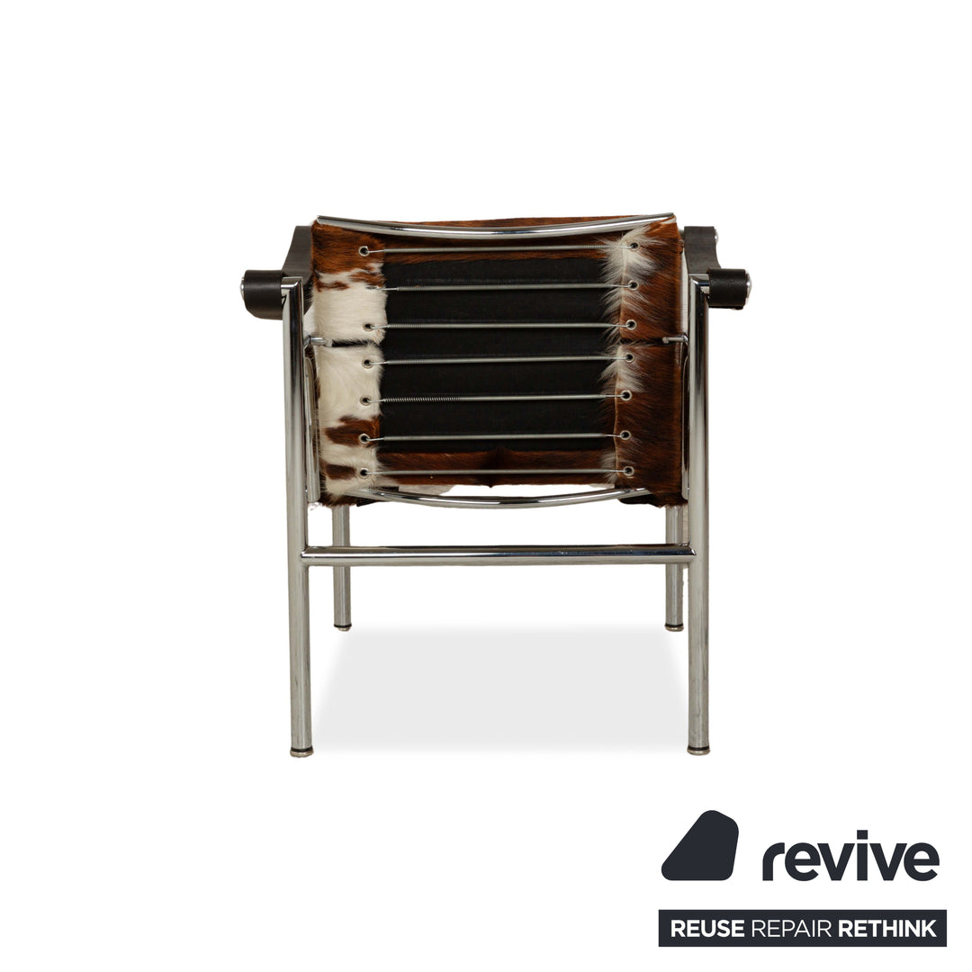Cassina Le Corbusier LC 1 Fell Sessel Braun Kuhfell Bauhaus