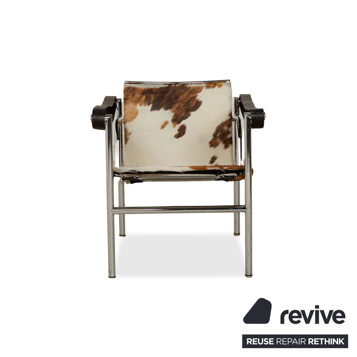 Cassina Le Corbusier LC 1 Fell Sessel Braun Kuhfell Bauhaus
