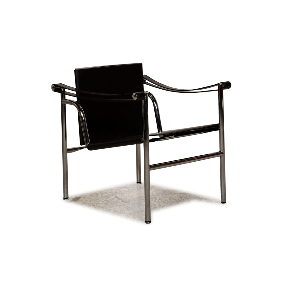 Cassina Le Corbusier LC 1 Leder Sessel  Schwarz