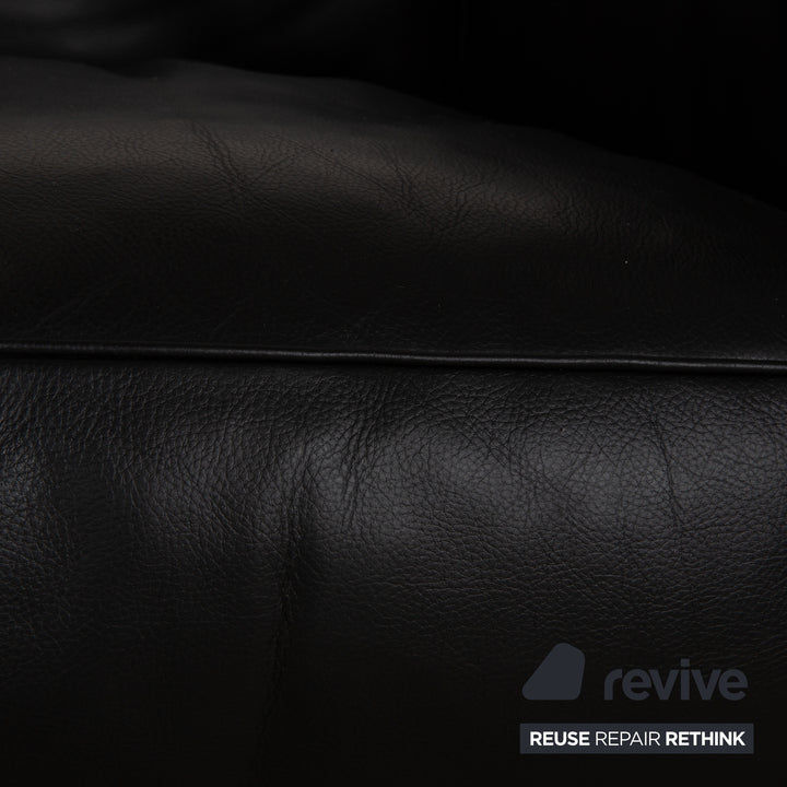 Cassina Le Corbusier LC 2 Leather Armchair Set Black