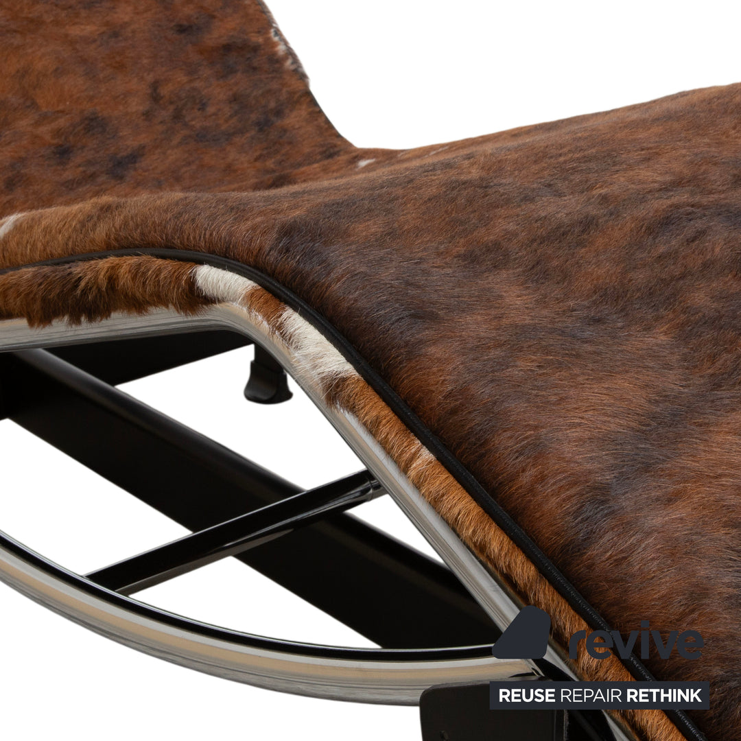 Cassina Le Corbusier LC 4 Fell Liege Braun Kuhfell