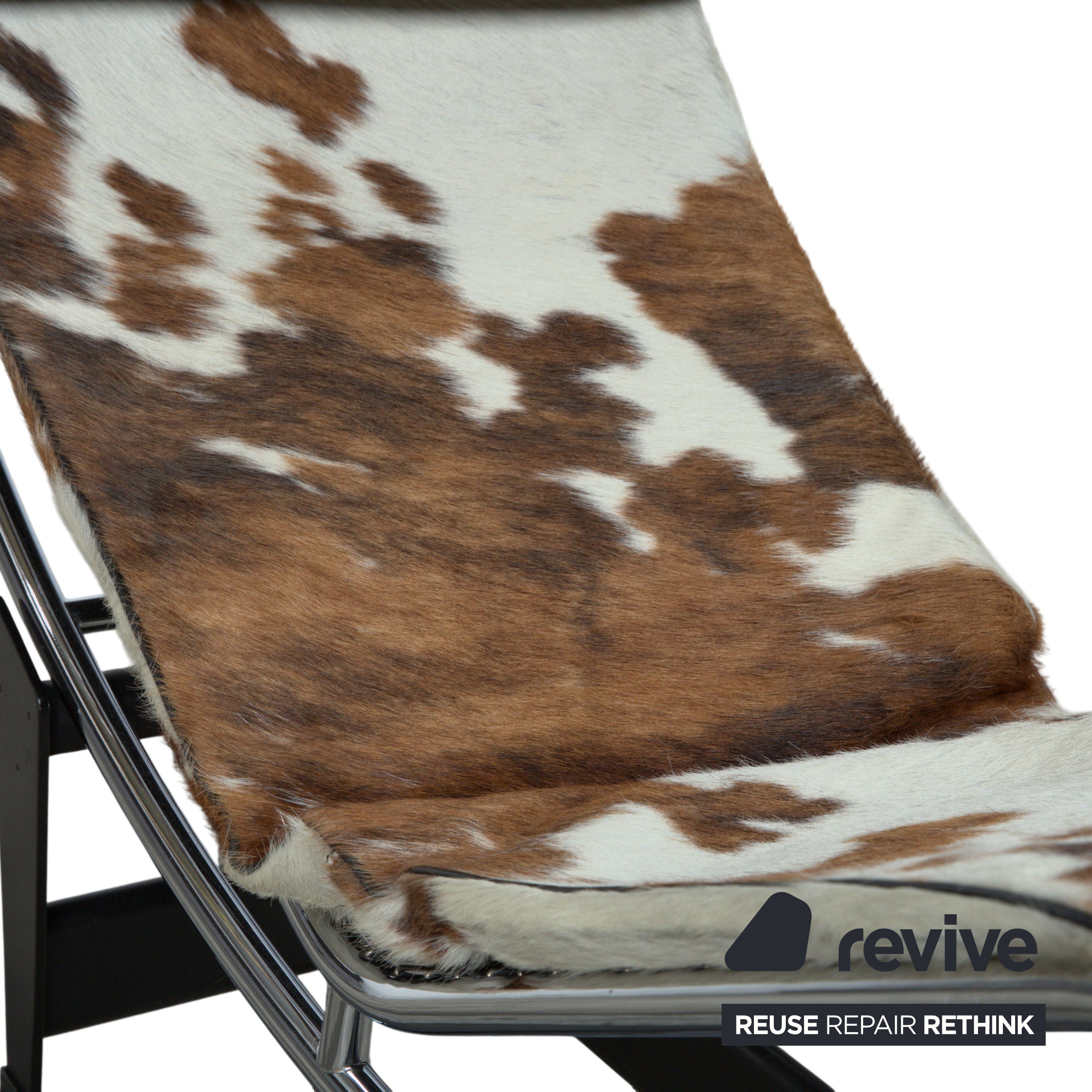 Cassina Le Corbusier LC 4 Fell Liege Braun Schwarz Bauhaus Gleitfunktion