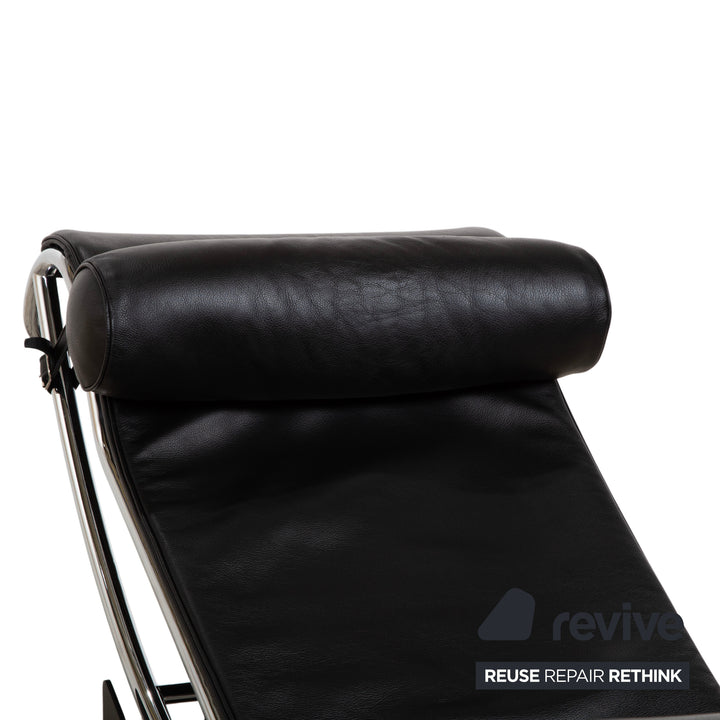 Cassina Le Corbusier LC 4 Leder Chrom Liege Schwarz Bauhaus