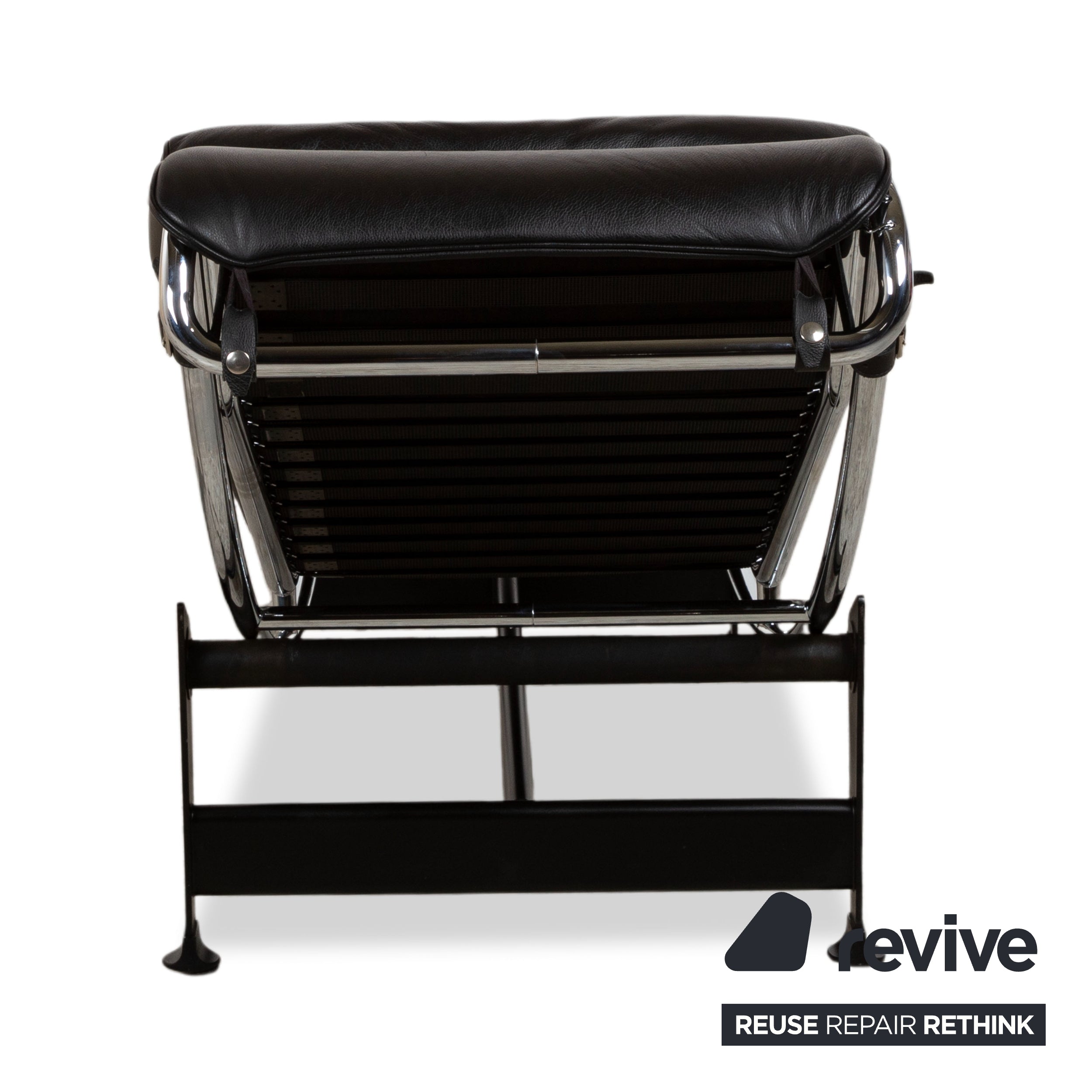Cassina Le Corbusier LC 4 Leder Chrom Liege Schwarz Bauhaus