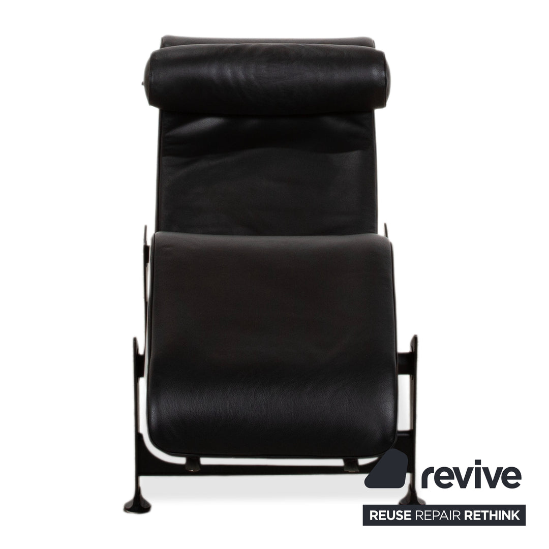 Cassina Le Corbusier LC 4 Leder Chrom Liege Schwarz Bauhaus