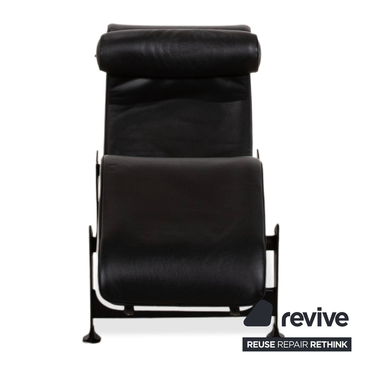 Cassina Le Corbusier LC 4 Leder Chrom Liege Schwarz Bauhaus