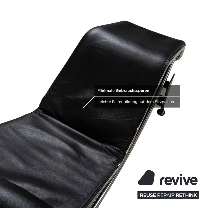 Cassina Le Corbusier LC 4 Leder Chrom Liege Schwarz Bauhaus